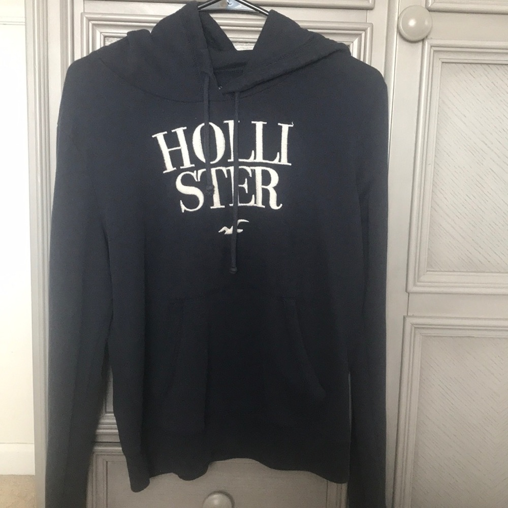 Navy Hollister hoodie